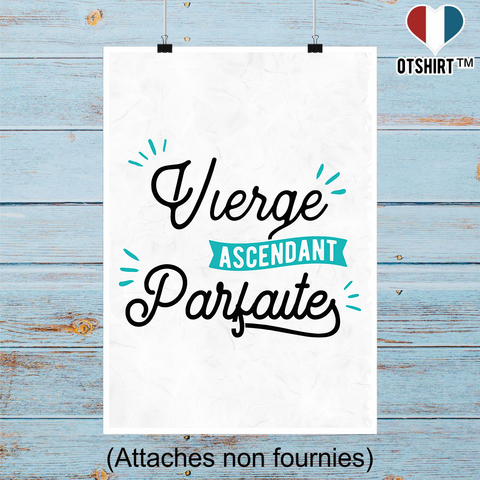 Affiche vierge ascendant parfaite