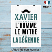 Affiche xavier l'homme le mythe la légende