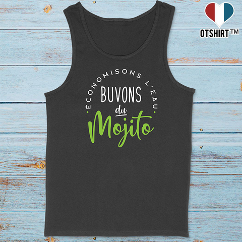 Débardeur homme buvons du mojito