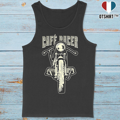 Débardeur homme café racer