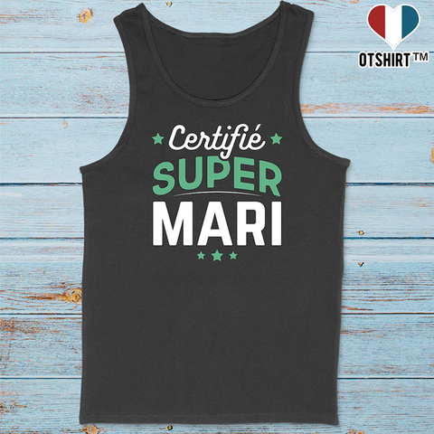 Débardeur homme certifié super mari
