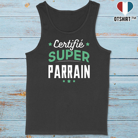 Débardeur homme certifié super parrain
