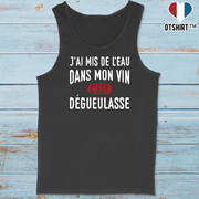 Débardeur homme de l'eau dans mon vin