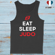 Débardeur homme eat sleep judo