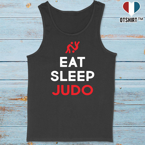 Débardeur homme eat sleep judo