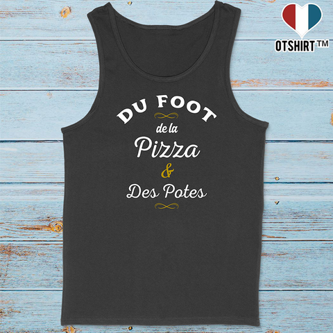 Débardeur homme foot, pizza & potes
