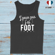 Débardeur homme j'peux pas j'ai foot 2