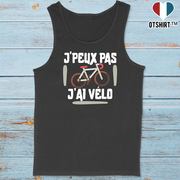 Débardeur homme j'peux pas j'ai vélo