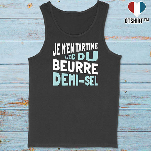 Débardeur homme je m'en tartine