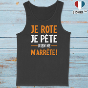 Débardeur homme je rote je pète