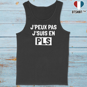 Débardeur homme je suis en pls