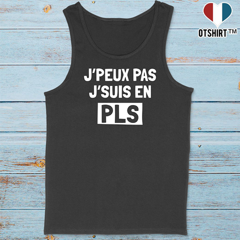 Débardeur homme je suis en pls
