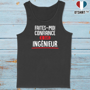 Débardeur homme je suis ingénieur