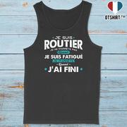 Débardeur homme je suis routier