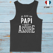 Débardeur homme je suis un papi qui assure