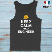 Débardeur homme keep calm engineer