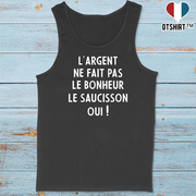 Débardeur homme l'argent ne fait pas le bonheur