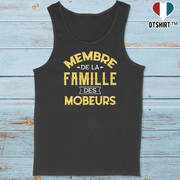 Débardeur homme la famille des mobeurs