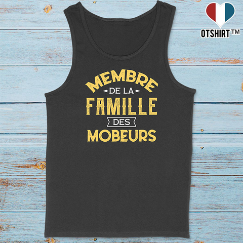 Débardeur homme la famille des mobeurs