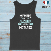 Débardeur homme la famille des motards