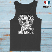 Débardeur homme la famille des motards 2