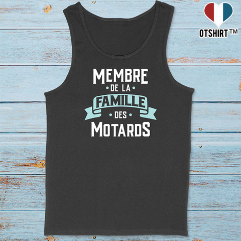Débardeur homme la famille des motards