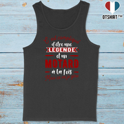 Débardeur homme motard et légende