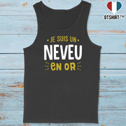 Débardeur homme neveu en or 2