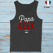 Débardeur homme papa geek
