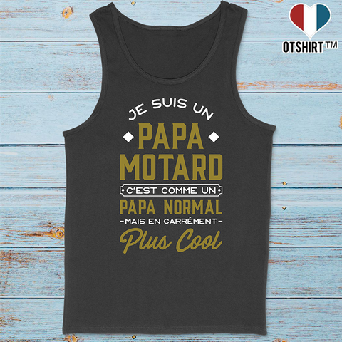 Débardeur homme papa motard 2