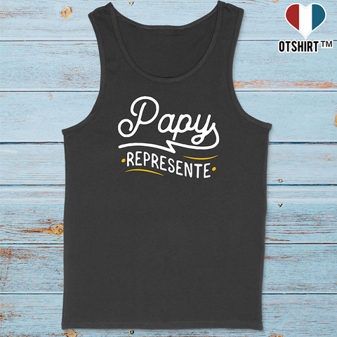 Débardeur homme papy represente