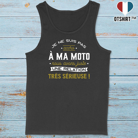 Débardeur homme pas accro à ma moto 2