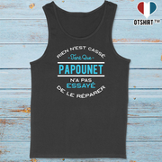 Débardeur homme rien n'est cassé papounet