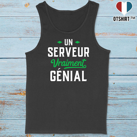 Débardeur homme serveur génial