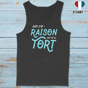 Débardeur homme soit j'ai raison