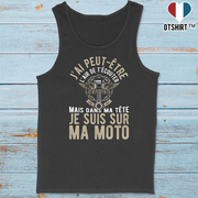 Débardeur homme sur ma moto