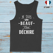 Débardeur homme un beauf qui déchire 2