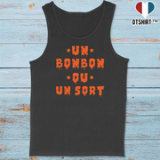 Débardeur homme un bonbon ou un sort