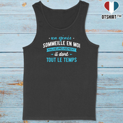 Débardeur homme un genie sommeille en moi