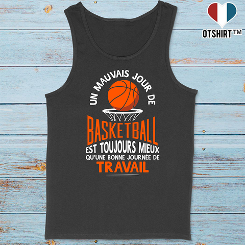Débardeur homme un mauvais jour de basket