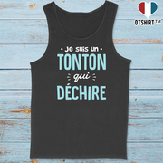 Débardeur homme un tonton qui déchire