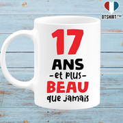 Mug 17 ans et plus beau