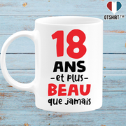 Mug 18 ans et plus beau