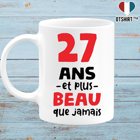 Mug 27 ans et plus beau