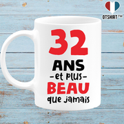 Mug 32 ans et plus beau