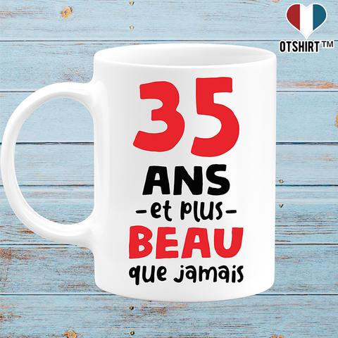 Mug 35 ans et plus beau