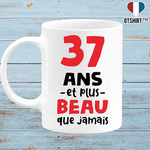 Mug 37 ans et plus beau