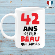 Mug 42 ans et plus beau