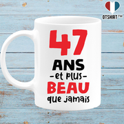 Mug 47 ans et plus beau