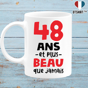 Mug 48 ans et plus beau